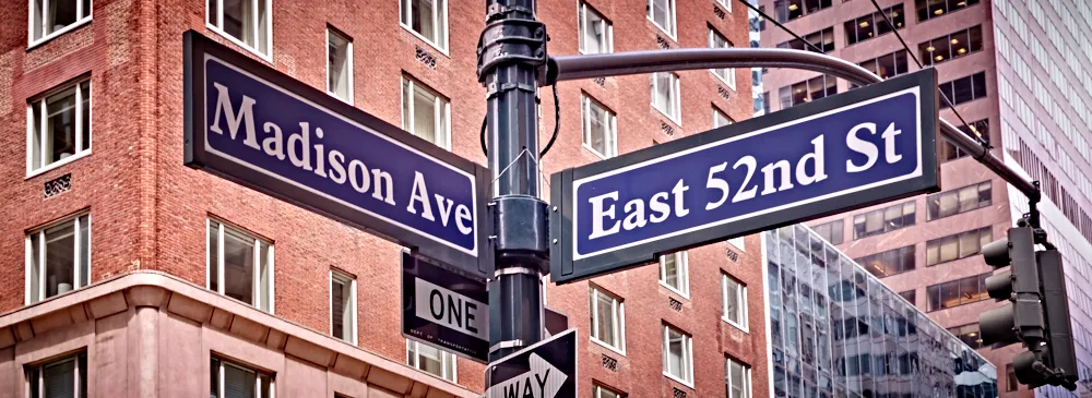 Cross Street Sign